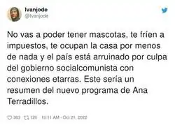 Ana Terradillos haciendo de las suyas en su programa
