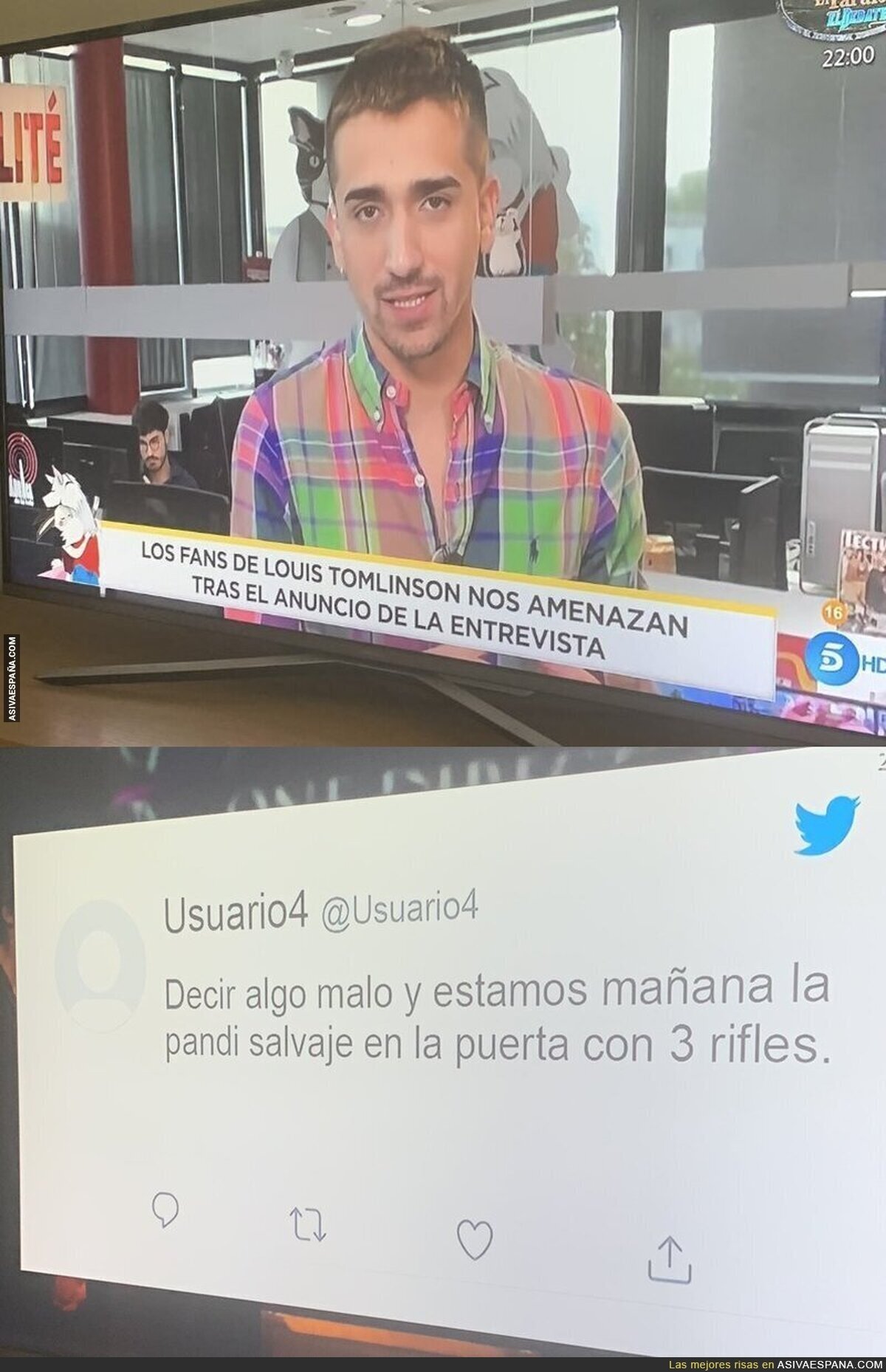 El cabreo extremo de los fans de Louis Tomlinson con Socialité