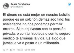 Hay que aprender a controlar el dinero