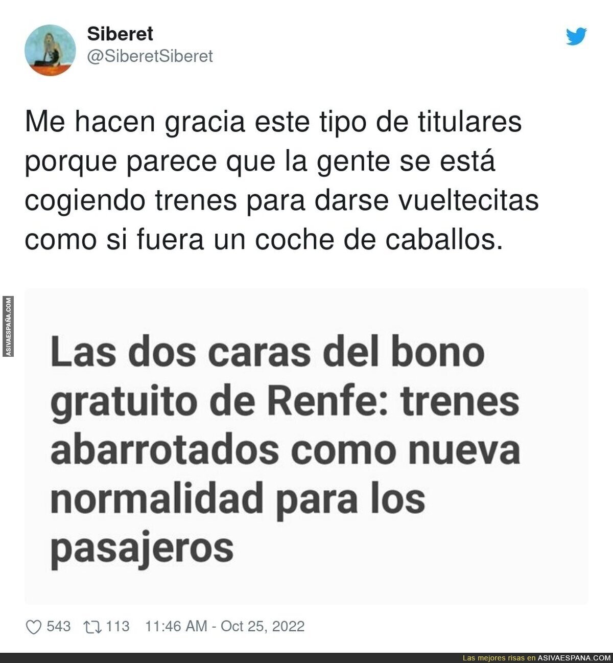 La prensa intentando tomar el pelo a la gente de la calle que coge el tren a diario por necesidad