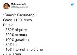 Problemas para llegar a fin de mes