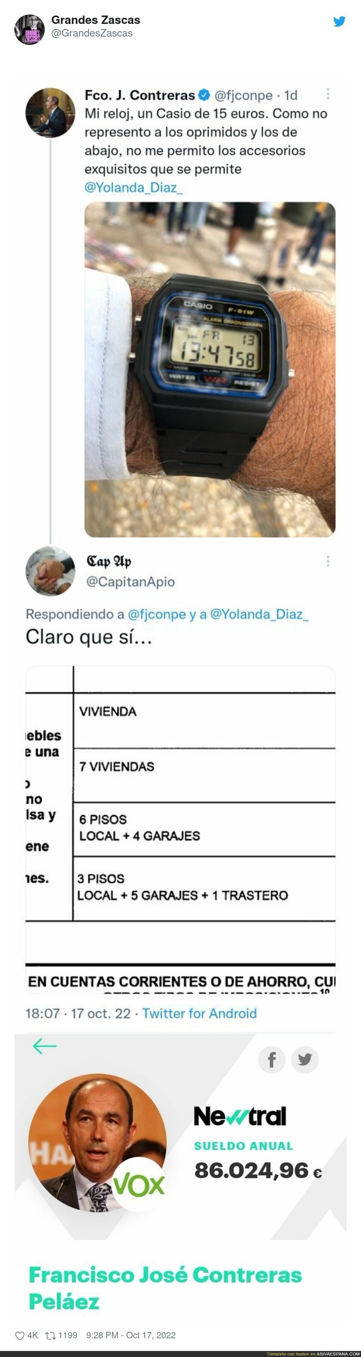 Francisco José Contreras y su estrepitoso ridículo intentando hablar de humildad