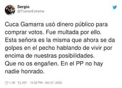 Cuca Gamarra es una se&ntilde;ora muy peligrosa