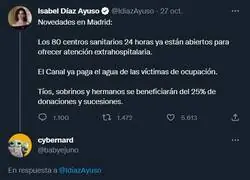 Todo ventajas en el Madrid de Ayuso