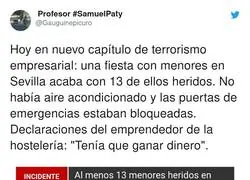 Criminal lo de algunos empresarios