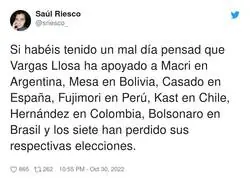 El gafe de Vargas Llosa