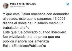 El presidente de Iberdrola se r&iacute;e de la gente