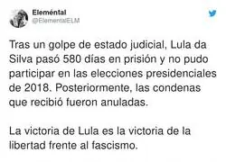 Lula vence a la injusticia