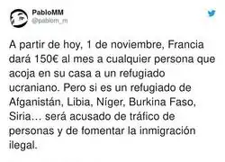 El doble rasero que hay en Francia