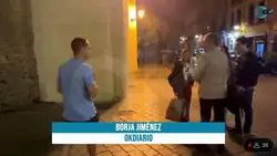 Un periodista de Okdiario pregunta sobre Queipo de Llano a una persona y le responde de forma apote&oacute;sica