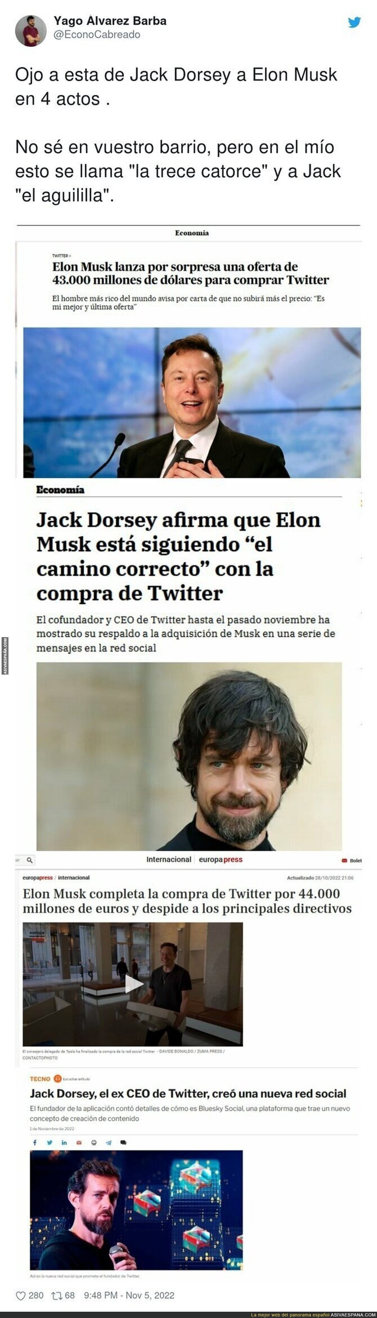 La jugada de Jack Dorsey