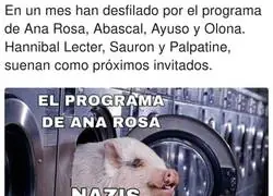 La pocilga que hay en el Programa de Ana Rosa