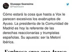 Ya ni VOX aguanta a Isabel D&iacute;az Ayuso