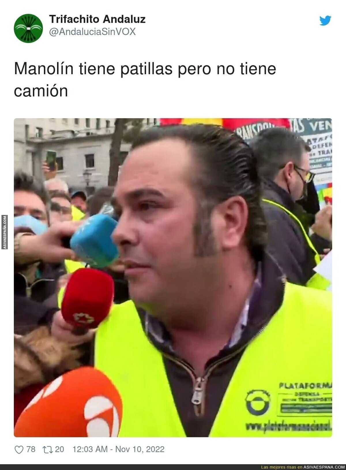 Manolito tiene un Mercedes E del año de la patata y se cree muy importante