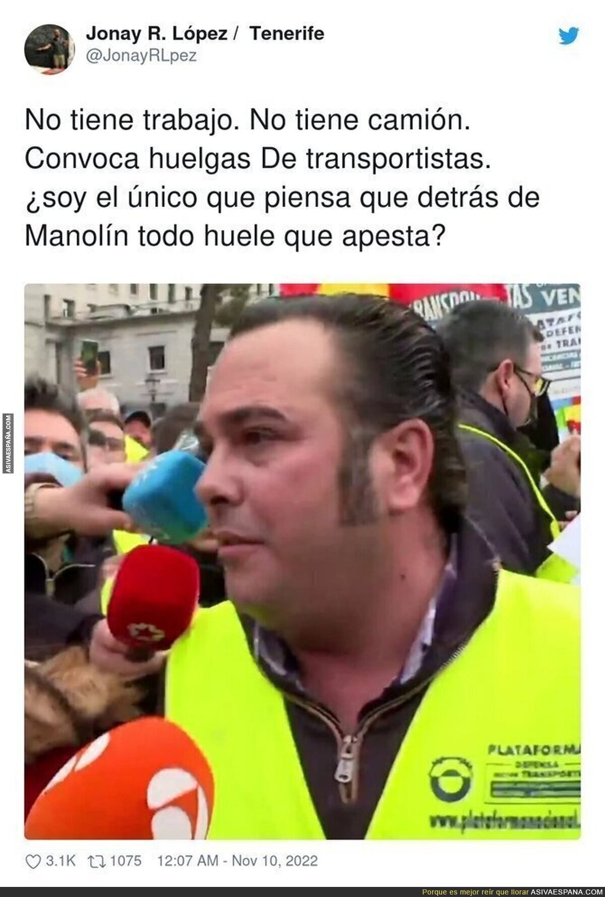 Todo lo que rodea a El Patillas huele muy mal