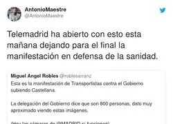 Telemadrid informando de cosas importantes