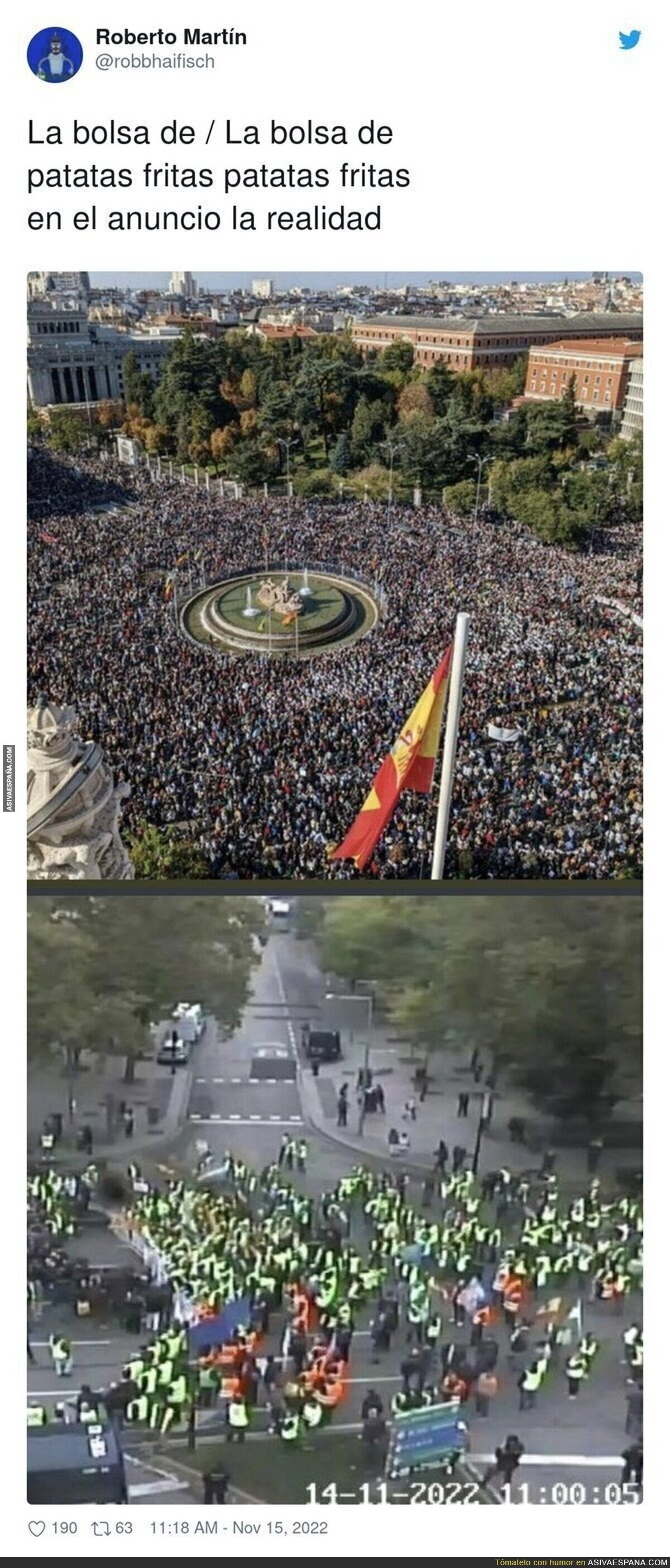 La realidad de la bolsa de patatas fritas