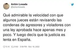 La justicia va r&aacute;pido cuando interesa