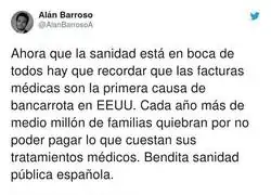 No agradecemos lo suficiente a la sanidad p&uacute;blica