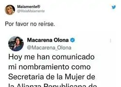 Es de traca lo de Macarena Olona