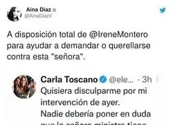 Carla Toscano es una sinverg&uuml;enza de persona y este tuit lo certifica