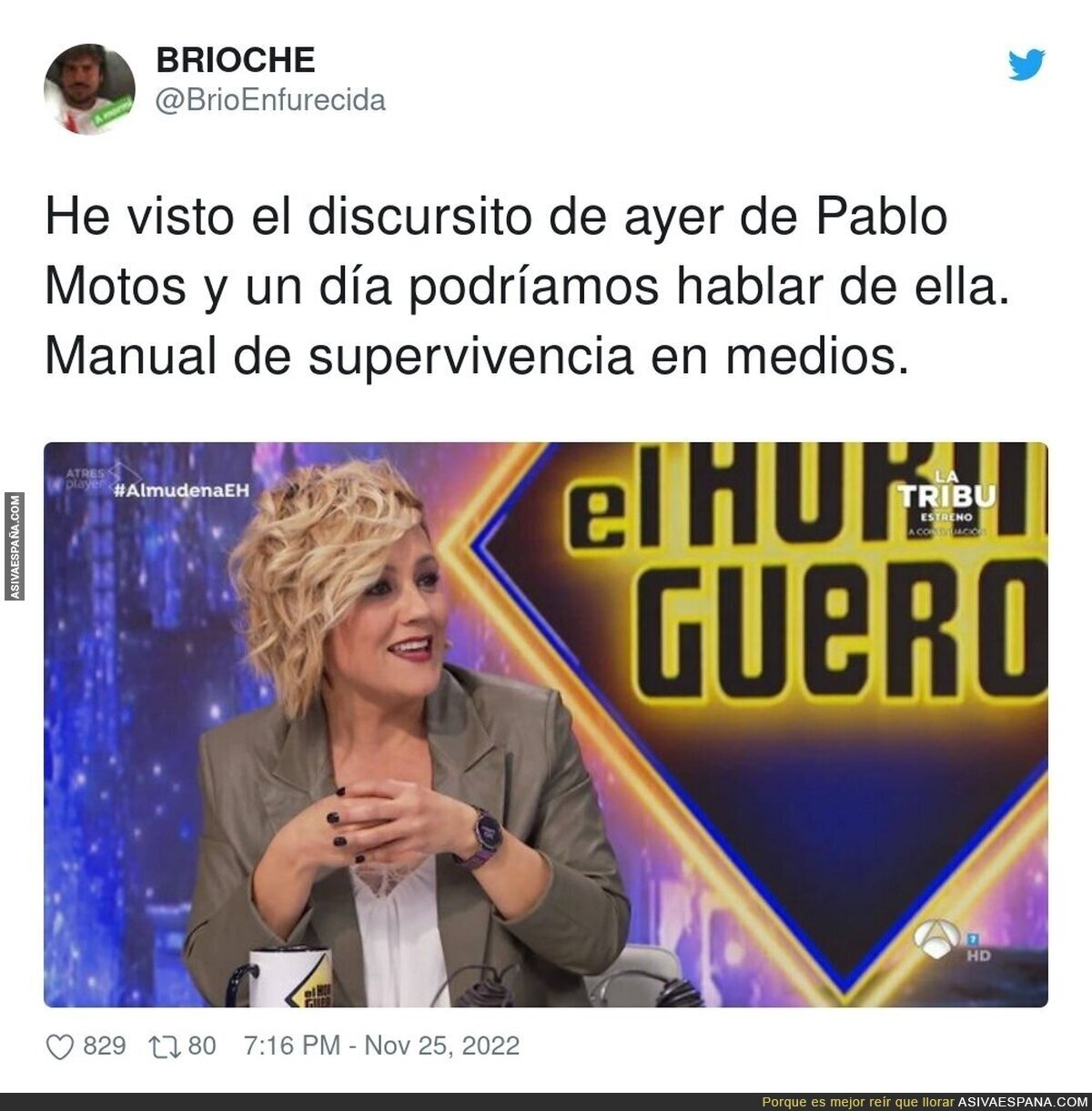 Cristina Pardo se está luciendo