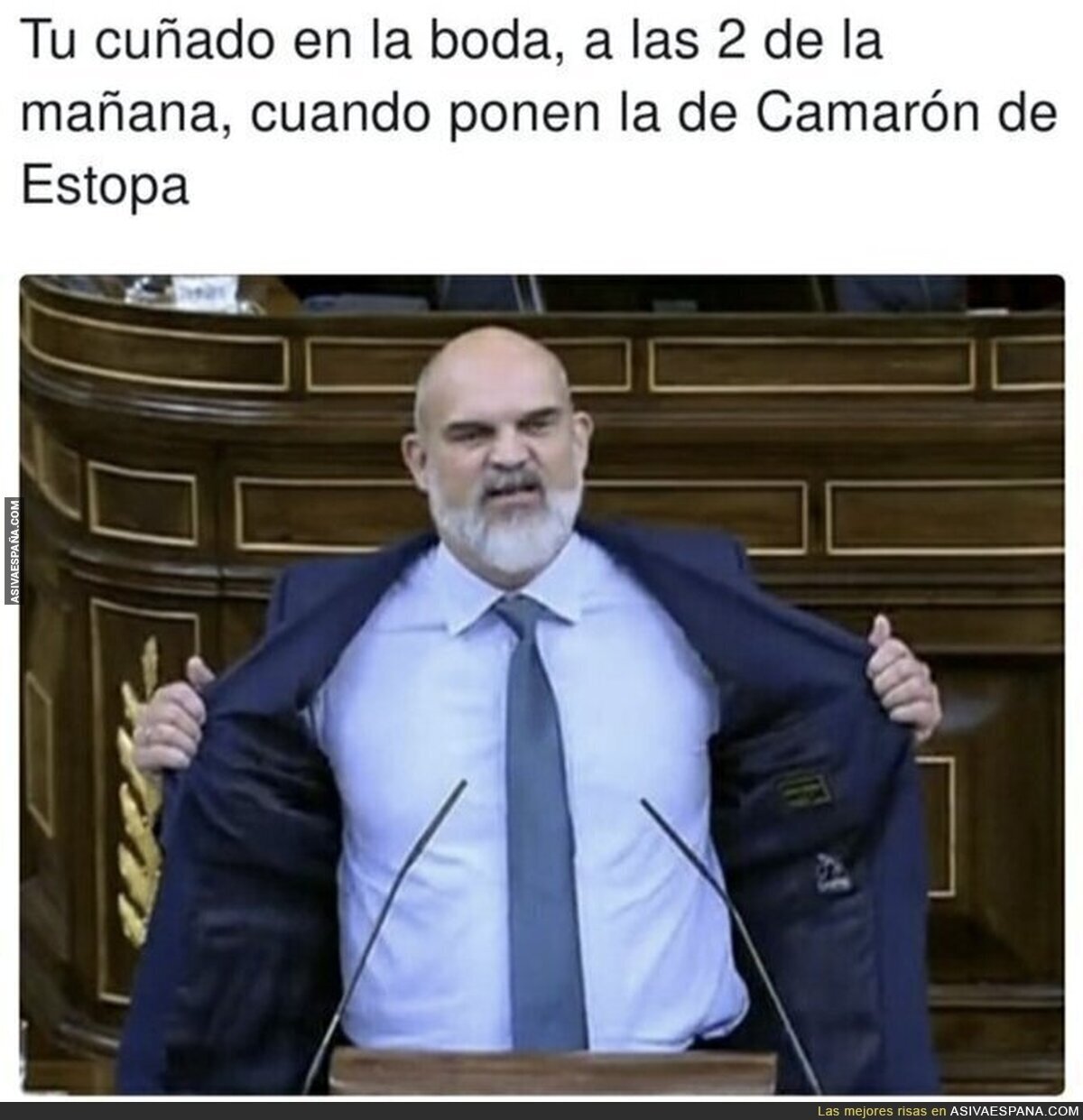 Te vienes arriba de fiesta