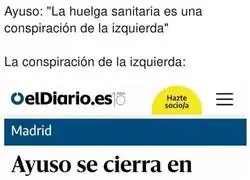 Ayuso haciendo de las suyas