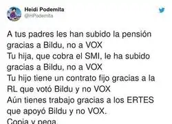 Los beneficios que da Bildu para la sociedad