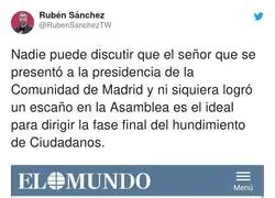 Edmundo Bal se postula a ser el &uacute;ltimo hombre de Ciudadanos