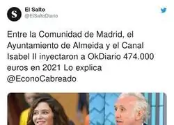 474.000&euro; se lleva Inda y no le llega para la manutenci&oacute;n de sus hijos