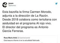 A esta gentuza se le da voz en tu cadena de izquierdas
