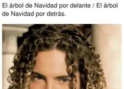 Las dos caras del &aacute;rbol de Navidad