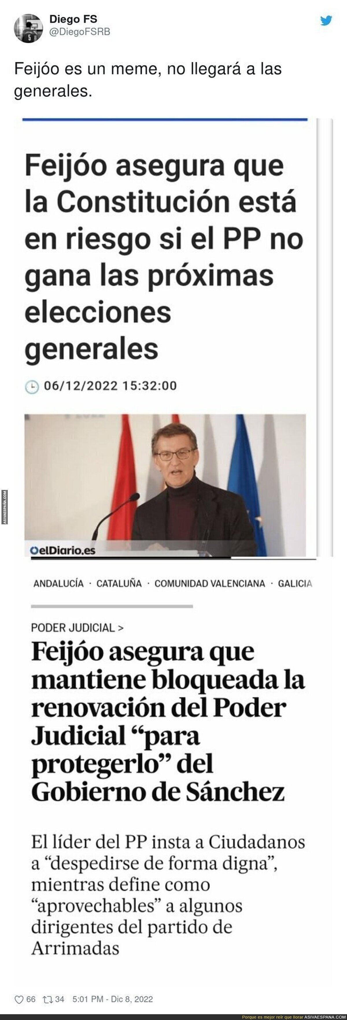 Feijóo el protector