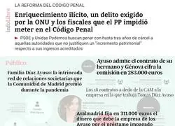 De las reformas del C&oacute;digo Penal, para el PP la m&aacute;s preocupante es la de enriquecimiento il&iacute;cito