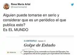 Menuda broma de periodismo hace El Mundo