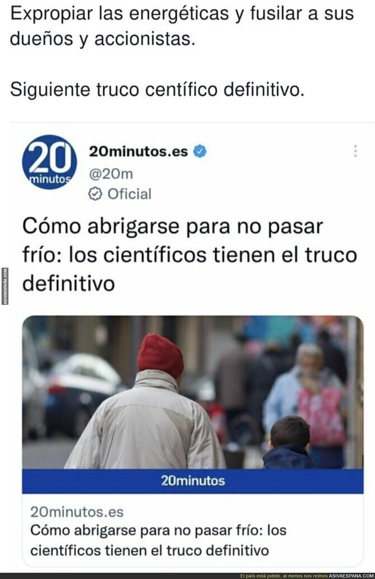 Trucos para no morir de frío