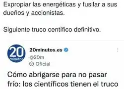 Trucos para no morir de fr&iacute;o