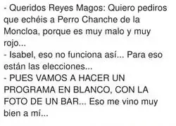 Los deseos de Isabel