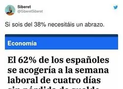 &iquest;En qu&eacute; piensa la gente que no quiere trabajar un d&iacute;a menos por el mismo sueldo?