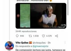 El rid&iacute;culo de Vito Quiles (Periodista de Okdiario) ante este v&iacute;deo de Frank Cuesta