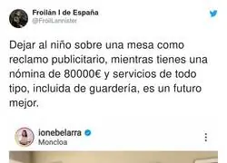 El postureo de Ione Belarra usando a su hijo