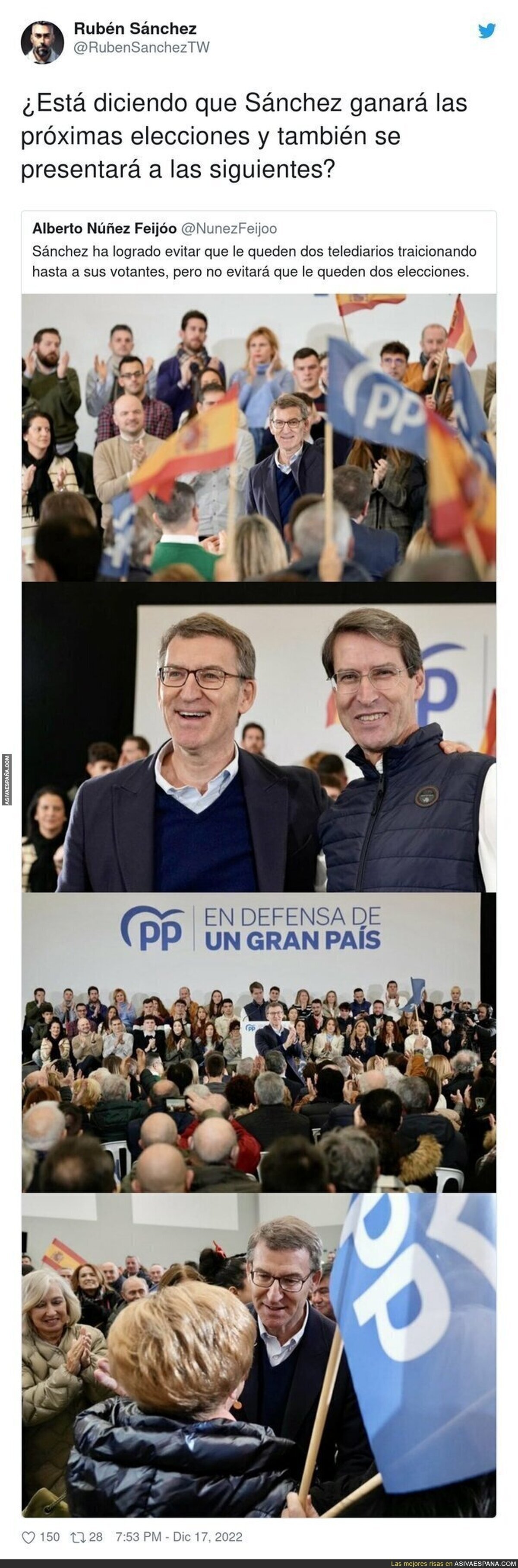Feijóo hace spoiler del futuro