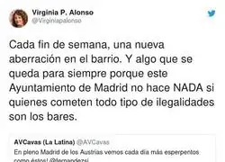 La v&iacute;a p&uacute;blica convertida en espacio privado