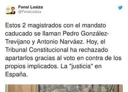 La justicia en Espa&ntilde;a est&aacute; muy. mal