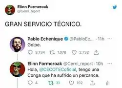 Trolean a la empresa Cecotec usando a Pablo Echenique tras denunciar un 'golpe'