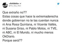 Noticias que no son portada cuando lo hace VOX