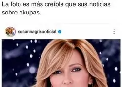 La credibilidad de la foto de Susanna Griso