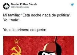 La que se va a liar en la cena