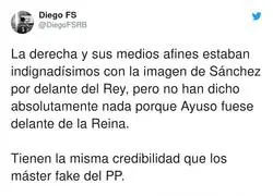 El doble rasero de la derecha